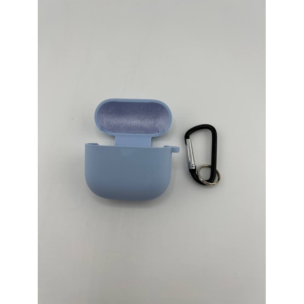 Чохол для навушників Full Silicone Case with Microfiber Apple AirPods 4 (15) Ліловий