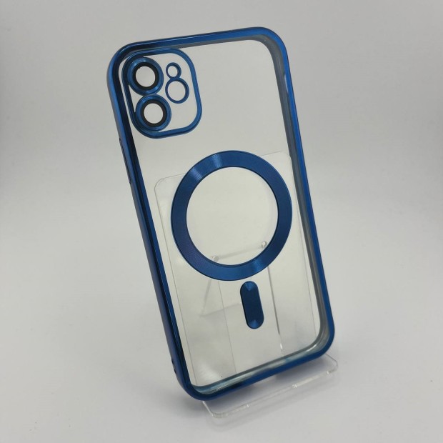 Чохол UMKU Shining з MagSafe для Apple iPhone 11 (Сталевий синій)