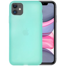 Силікон TPU Латекс Apple iPhone 11 (Бірюзовий)
