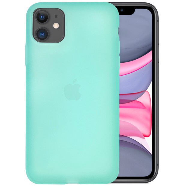 Силікон TPU Латекс Apple iPhone 11 (Бірюзовий)