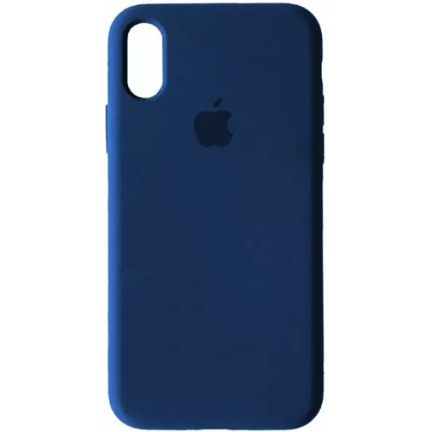 Силикон Original Round Case Apple iPhone X / XS (32) Deep Navy