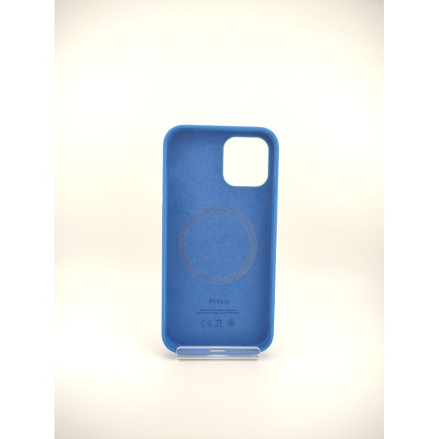 Чохол Silicone Case with MagSafe Apple iPhone 12  /  12 Pro (Capri Blue)