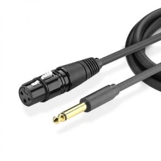 Кабель UGREEN AV131 (6.35mm M - XLR F) (3m) (Black)