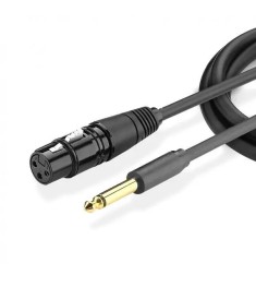 Кабель UGREEN AV131 (6.35mm M - XLR F) (3m) (Black)