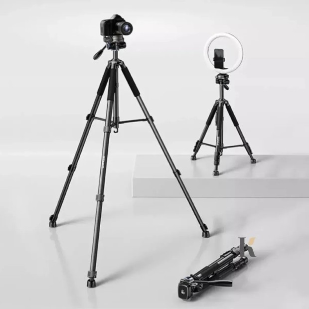 Штатив Rtako VT-990S 1.9м Шестигранний Фотографічний Штатив Карбоновий (Чорний)