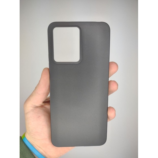 Силіконовий графітовий чохол для Xiaomi Redmi Note 12 4G (Чорний), Харків, Київ, Україна