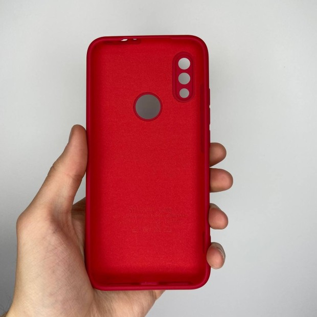 Силіконовий Original 360 чохол для Xiaomi Redmi 7 (ShutCam) (Темно-червоний)