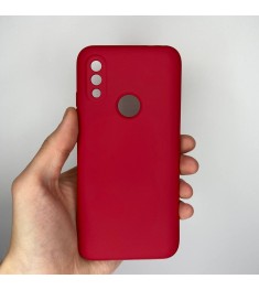 Силикон Original 360 Case Xiaomi Redmi 7 (ShutCam) (Тёмно-красный)
