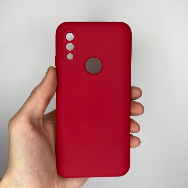 Силіконовий Original 360 чохол для Xiaomi Redmi 7 (ShutCam) (Темно-червоний)