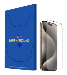 Захисне скло iLera Sapphire Ultra+ Glass для Apple iPhone 15 Pro (Чорний) iLSPDL..