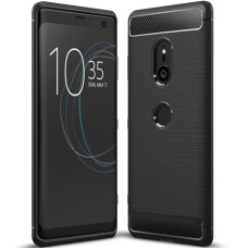 Силикон Polished Carbon Sony XZ 3 (Чёрный)