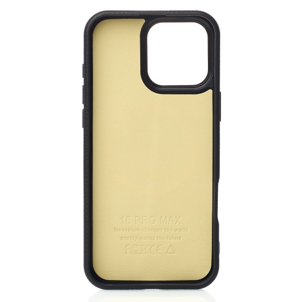 Чохол Beats з текстурою шкіри MagSafe для Apple iPhone 16 Pro Max (чорний)