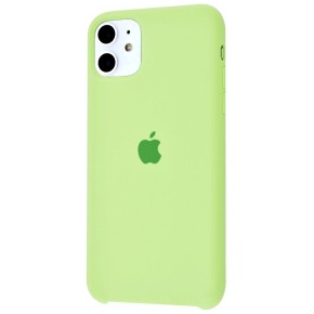 Силикон Original Round Case Apple iPhone 11 (27) Grass Green