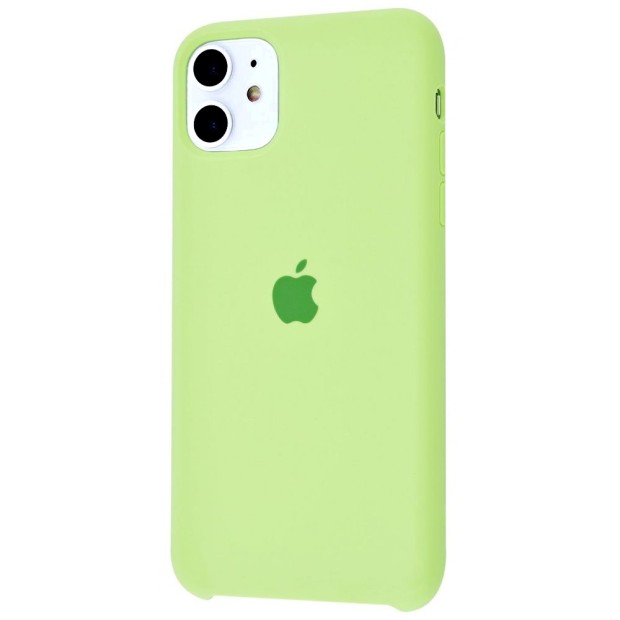 Силикон Original Round Case Apple iPhone 11 (27) Grass Green