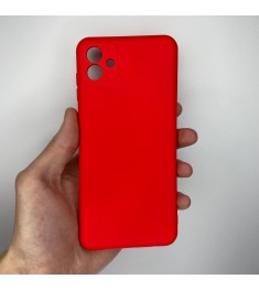 Силікон Original Samsung Galaxy A04 (2022) (ShutCam) (Червоний)