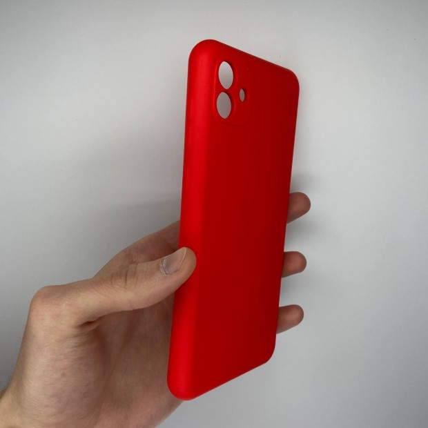 Силікон Original Samsung Galaxy A04 (2022) (ShutCam) (Червоний)