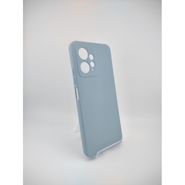 Силіконова накладка Original Xiaomi Redmi Note 12 4G (ShutCam) (Блідо-блакитний)
