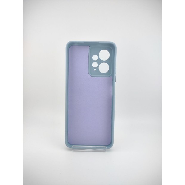 Силіконова накладка Original Xiaomi Redmi Note 12 4G (ShutCam) (Блідо-блакитний)