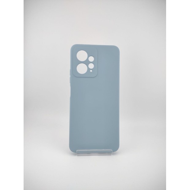 Силіконова накладка Original Xiaomi Redmi Note 12 4G (ShutCam) (Блідо-блакитний)
