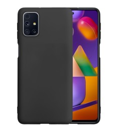 Силіконовий графітовий чохол для Samsung Galaxy M31S (2020) (чорний)