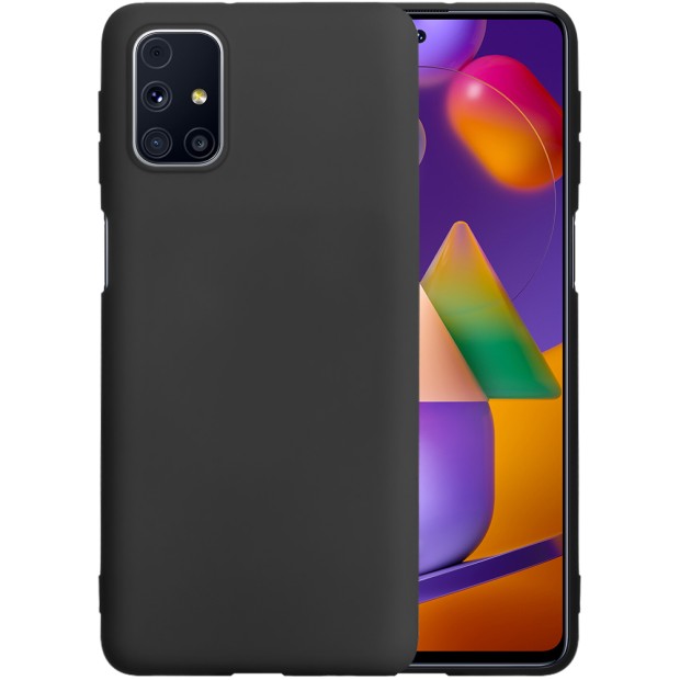 Силіконовий графітовий чохол для Samsung Galaxy M31S (2020) (чорний)