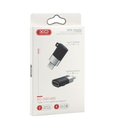 OTG-перехідник XO NB149-D (Type-C - Lightning) (Чорний)