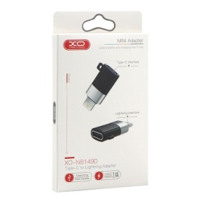 OTG-перехідник XO NB149-D (Type-C - Lightning) (Чорний)