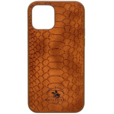 Чехол Polo Knight Case Apple iPhone 12 Pro Max (Коричневый)