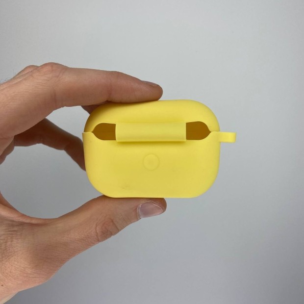 Чохол для навушників Full Silicone Case Apple AirPods Pro 2 (Mellow Yellow)