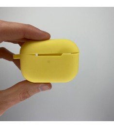 Чохол для навушників Full Silicone Case Apple AirPods Pro 2 (Mellow Yellow)