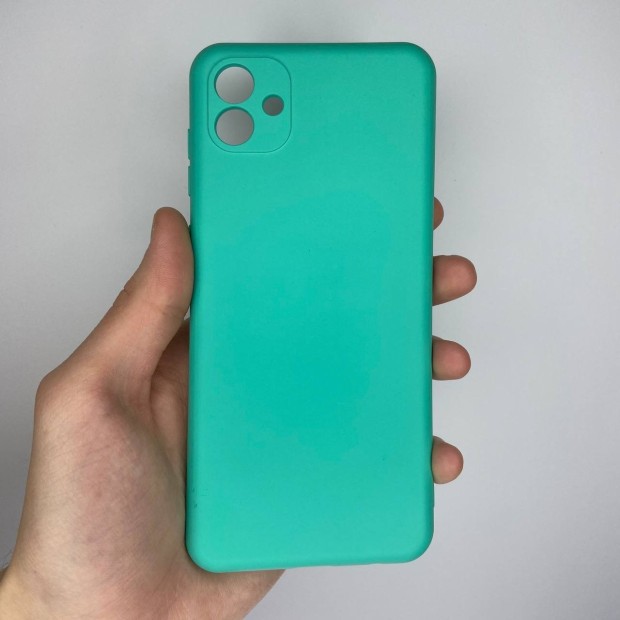 Силікон Оригінал Samsung Galaxy A04 (2022) (ShutCam) (Бірюзовий)