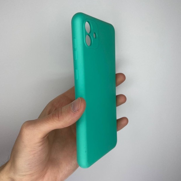 Силікон Оригінал Samsung Galaxy A04 (2022) (ShutCam) (Бірюзовий)