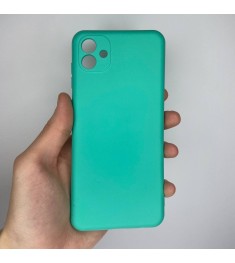 Силікон Оригінал Samsung Galaxy A04 (2022) (ShutCam) (Бірюзовий)
