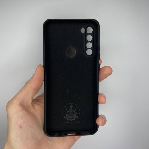 Силіконова оригінальна накладка на камеру Xiaomi Redmi Note 8T (Чорна)