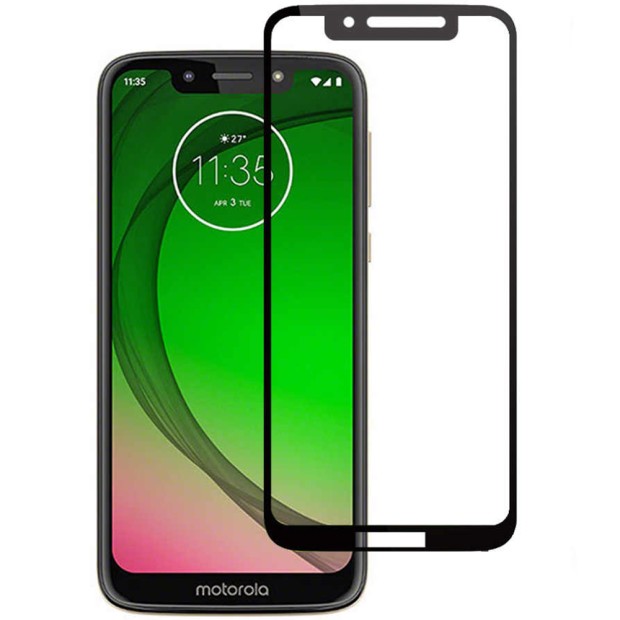 Захисне скло 5D Standard для Motorola G7 Чорне