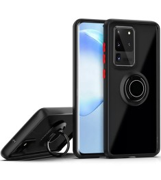 Накладка Totu Ring Armor Case Samsung Galaxy S20 Ultra (2020) (Чёрный)