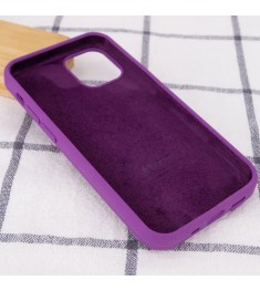 Силикон Original Round Case Apple iPhone 13 mini (58) Grape