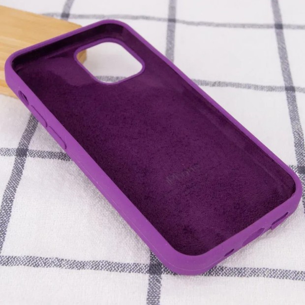 Силикон Original Round Case Apple iPhone 13 mini (58) Grape