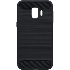 Силикон Polished Carbon Samsung Galaxy J2 Core (2018) J260 (Чёрный)