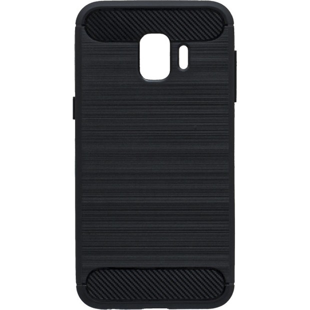 Силикон Polished Carbon Samsung Galaxy J2 Core (2018) J260 (Чёрный)