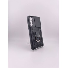 Бронь-чехол Ring Serge Armor Case Samsung Galaxy S21 (ShutCam) (Чёрный)