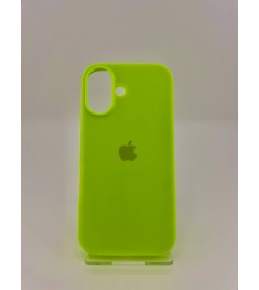 Оригінальний силіконовий чохол круглої форми для Apple iPhone 16 (27) трав'янист..