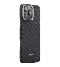 Чохол Pitaka Ultra-Slim Case Classic Twill 600D для Apple iPhone 16 Pro Max (чор..