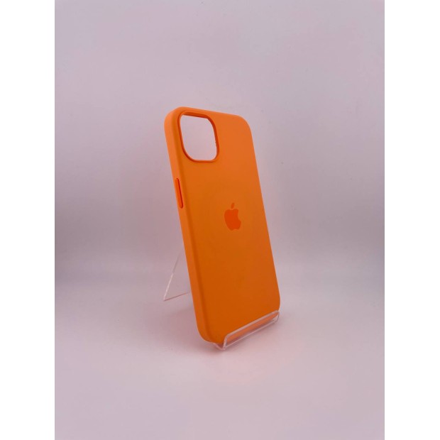 Силіконовий чохол з MagSafe для Apple iPhone 13 (Мариголд)