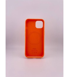 Силіконовий чохол з MagSafe для Apple iPhone 13 (Мариголд)