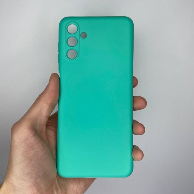 Силіконовий Original Case Samsung Galaxy A04S (2022) (ShutCam) (Бірюзовий)