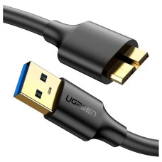 USB-кабель UGREEN US130 USB3.0 3A (0.5m) (MicroUSB) (Чорний) (10840)