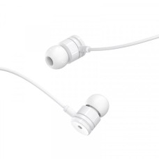 Провідні навушники-гарнітура вакуумні Borofone BM31 (Білий)