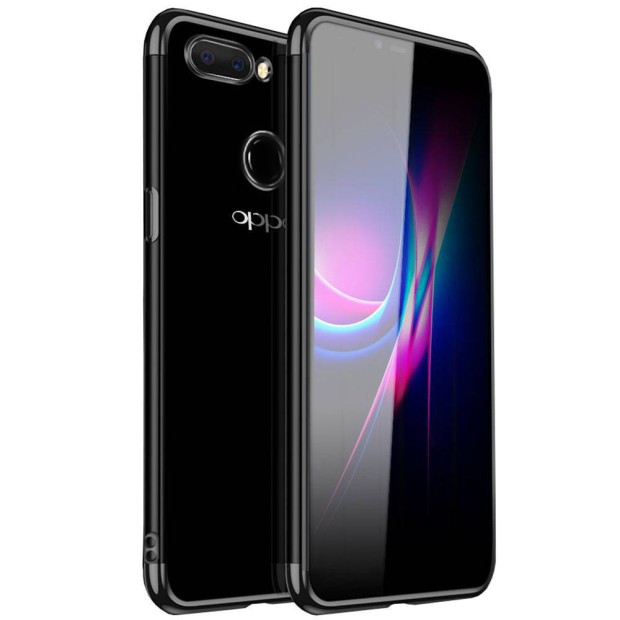 Силікон UMKU Line для Oppo A5s (Чорний)