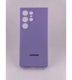 Чохол Silicone Case with MagSafe для Samsung Galaxy S24 Ultra (Фіалковий)